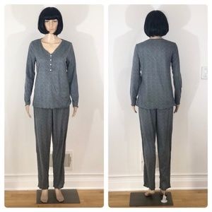 New Women's Eddie Bauer 2 Piece Pajamas Set PJs Size Small